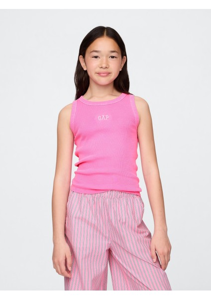 Kız Çocuk Pembe Gap Logo Atlet