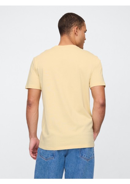 Erkek Sarı Everyday Soft Gap Logo T-Shirt fırsatları