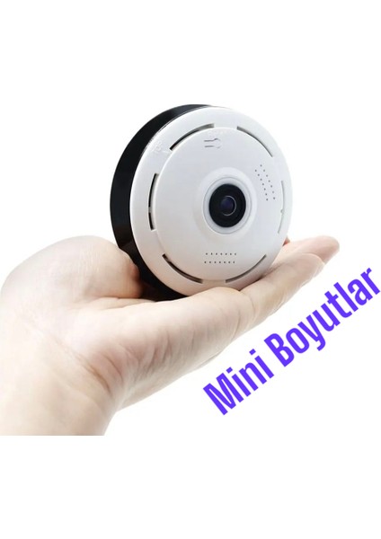 V380 360 Görüşlü Smart Wifi Kamera Iç Mekan ve Asansör Kamerası