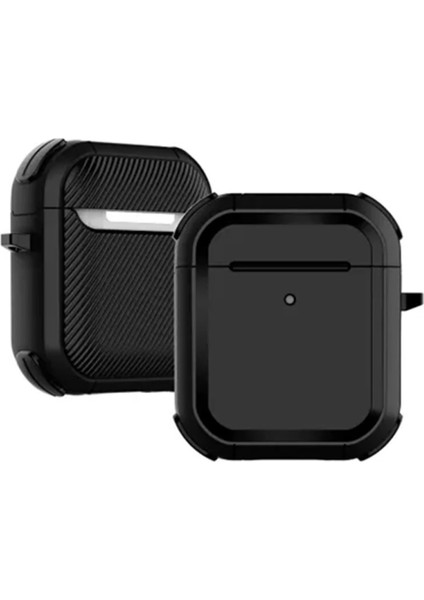 Airpods 2 (2.nesil) Tank Kılıf - Siyah Mrayd