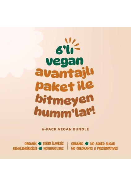 Organik Vegan Zencefilli Tahinli ve Çilekli Tatlı Kurabiyeler Atıştırmalık Paketi - 6 Adet (3 Çeşit)