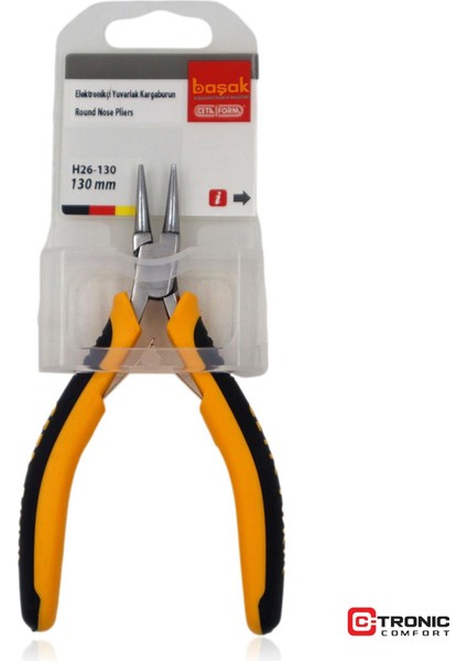 Mikro Elektronikçi Yuvarlak Kargaburun 130 mm H26-130 modelleri