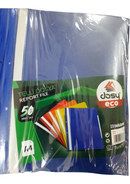Telli Dosya Mavi 25 Li Paket