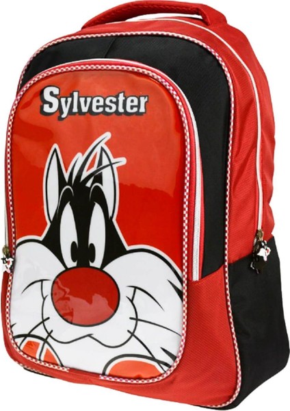 Sylvester Kırmızısiyah Ilkokul Çantası (Erkek Çocuk) /