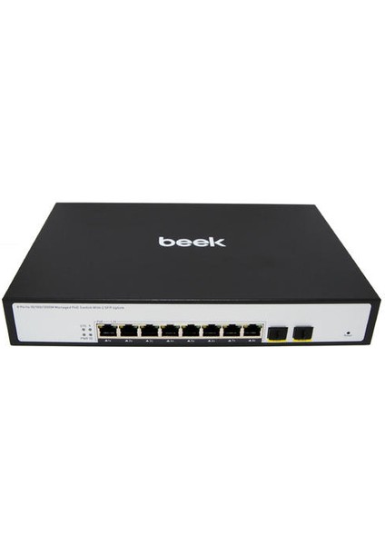 BN-GS-2082PW 8 Port 10/100MBPS Poe 2 Port Sfp L2 Yönetilebilir 120W Poe Switch