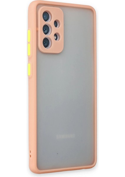 Samsung Galaxy A72 Kılıf Montreal Silikon Kapak - Pembe Mrayd
