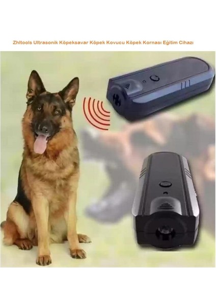 Zhltools Ultrasonik Köpeksavar Köpek Kovucu Köpek Kornası Eğitim Cihazı
