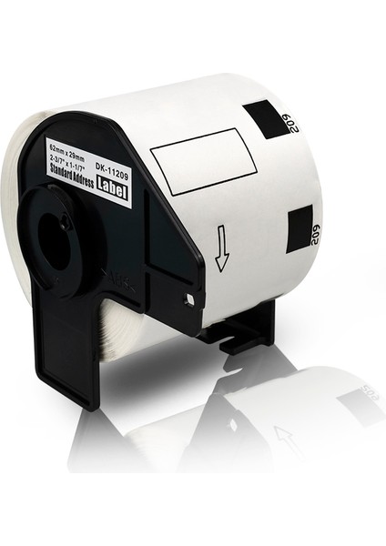 Dk 11209 Uyumlu Etiket | Brother Ql Serisi Yazıcılar Için Adres Etiketi (800 Adet/rulo) (29MM x 62MM) indirimleri