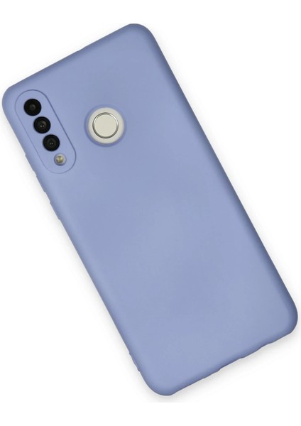 Huawei P30 Lite Kılıf Nano Içi Kadife Silikon - Lila Mrayd