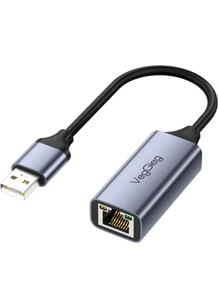 Veggieg USB 2.0 100MBPS RJ45 Lan Ethernet Internet Çevirici Dönüştürücü