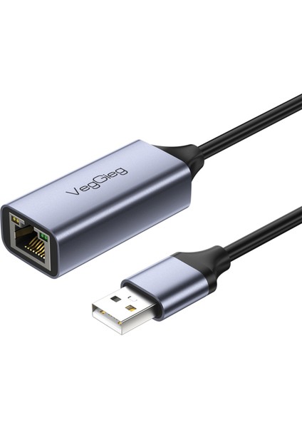 Veggieg USB 2.0 100MBPS RJ45 Lan Ethernet Internet Çevirici Dönüştürücü