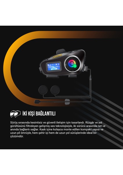 Q58 Max 500M Telsiz Mesafeli Motosiklet Kaskı Interkom Çift Sürücü Iletişimi Mp3 Fm Radyo modelleri