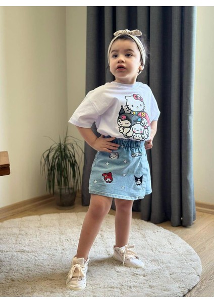 Kuromi ve Hello Şort Etekli Takım