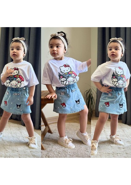 Kuromi ve Hello Şort Etekli Takım