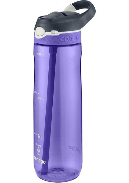 Cortland Tren Tek El Bas Iç Kapaklı Su Matarası 720ML 2191383 - Koyu Mor