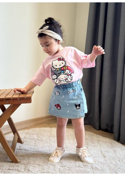Kuromi ve Hello Şort Etekli Takım