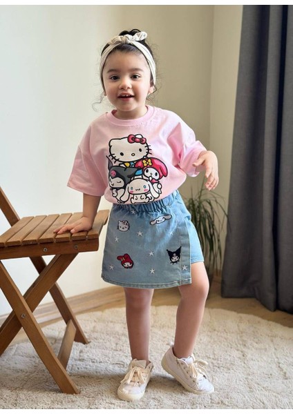 Kuromi ve Hello Şort Etekli Takım