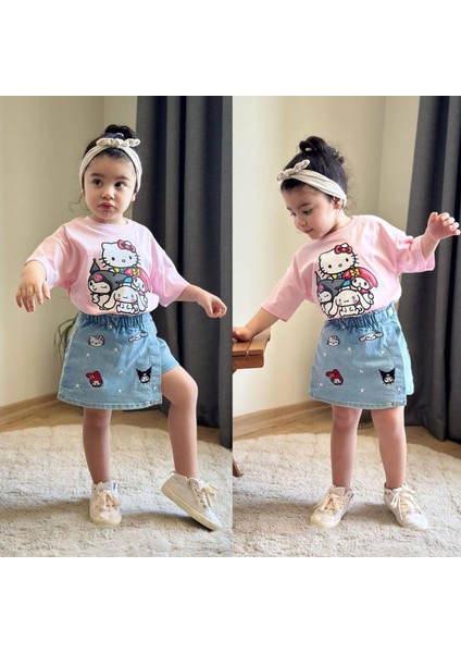 Kuromi ve Hello Şort Etekli Takım