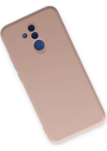Huawei Mate 20 Lite Kılıf Nano Içi Kadife Silikon - Pudra Mrayd