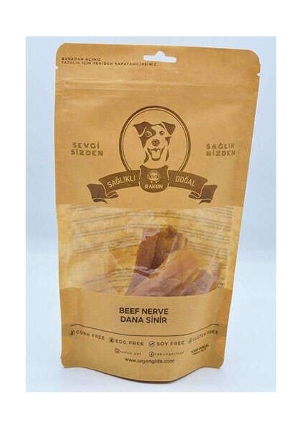 Kurutulmuş Dana Sinir Köpek Ödülü 120 gr