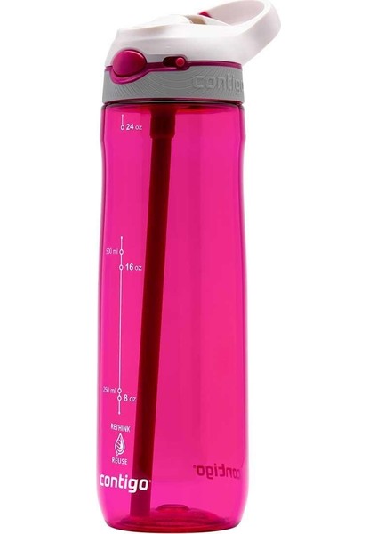 Cortland Tren Tek El Bas Iç Kapaklı Su Matarası 720ML 2197050 - Pembe