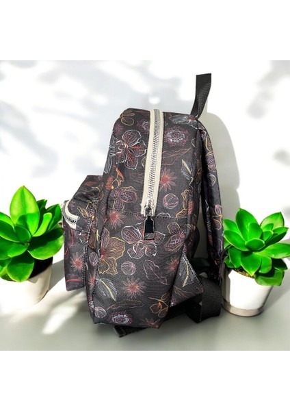 Çiçek Desenli 0-8 Yaş - Kreş, Anaokulu, Çocuk Sırt Çantası - Rigel fiyatları