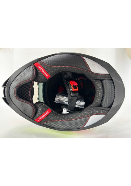Sw 867 Gamer Gloss Renkli Camlı Iç Güneş Vizörlü Kapalı Kask