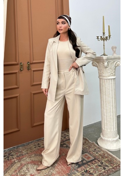 Kadın Blazer Ceket Rahat Kalıp Astarlı Tek Düğmeli Ceket modelleri