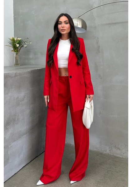 Kadın Blazer Ceket Rahat Kalıp Astarlı Tek Düğmeli Ceket modelleri