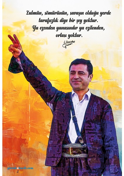 Selahattin Demirtaş Posteri - Demirtaş Posterleri
