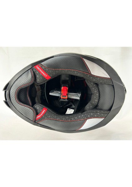 Sw 867 Asphalt Black Grey Siyah Vizörlü Iç Vizörlü Kapalı Kask indirimleri