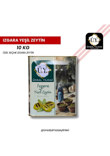 Izgara Yeşil Zeytin 101/120 Klb 9 kg Ü.y