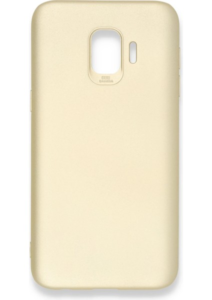 Samsung Galaxy J2 Core Kılıf First Silikon - Gold Mrayd