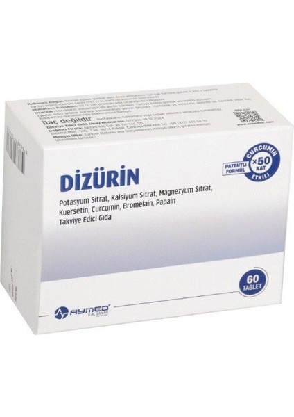 Dizürin 60 Tablet
