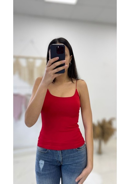 Askılı Body Bluz - Kadın - Modern ve Konforlu