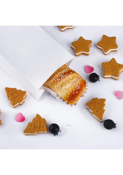 Kraft Körüklü Beyaz Yağlı Kese, V Taban Butik Hediye Paketi, Ambalaj Kağıt POŞETI,1000 Adet, 25X32CM modelleri