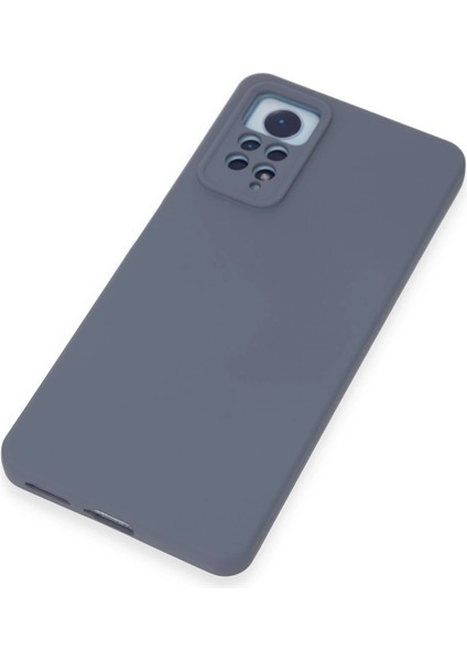 Xiaomi Redmi Note 12 Pro 4g Kılıf Nano Içi Kadife Silikon - Gri Mrayd