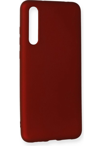 Huawei P20 Pro Kılıf First Silikon - Bordo Mrayd