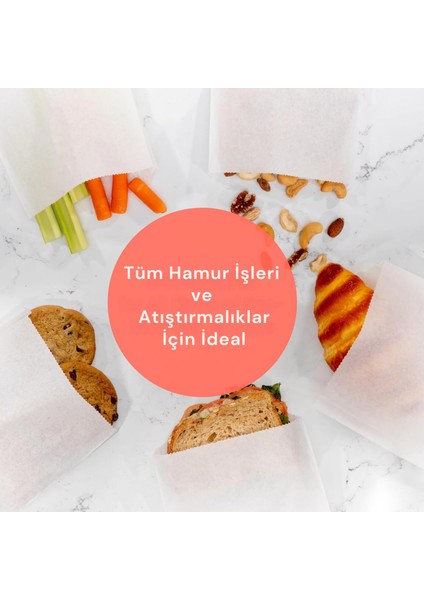 Kraft Körüklü Beyaz Yağlı Kese, V Taban Butik Hediye Paketi, Ambalaj Kağıt Poşeti, 50 Adet, 12X20 cm
