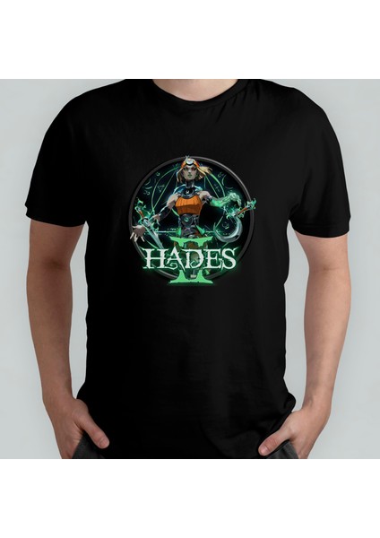 Hades Iı Unisex %100 Pamuklu Bisiklet Yaka T-Shirt Model 1