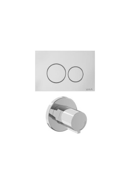 Origin, 800-2033 Kumanda Paneli ve Stop Valf Seti, Parlak Krom (740-2480, A41461GR)