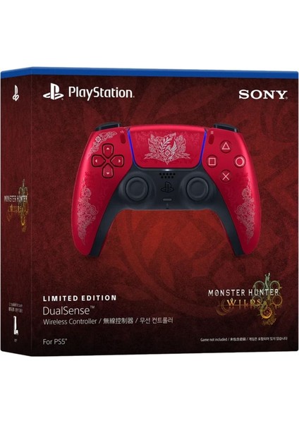 Playstation 5 Moster Hunter Wilds Limited Edition Dualsense Controller (Ithalatçı Garantili)