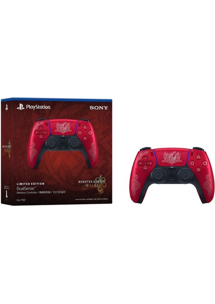 Playstation 5 Moster Hunter Wilds Limited Edition Dualsense Controller (Ithalatçı Garantili)