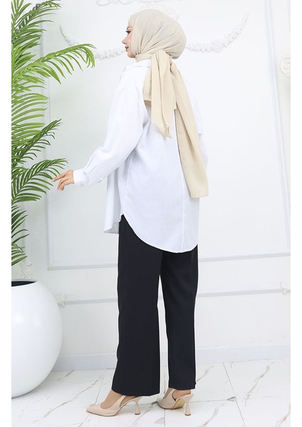 Bol Paça Pantolon 4001-01 Siyah fırsatları