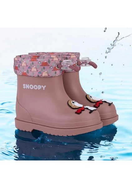 W10277 Bimbi Snoopy Unisex Çocuk Yağmur Botu , Su Geçirmez