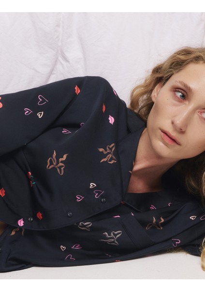Dream Satin Desenli Pijama Takımı fiyatları