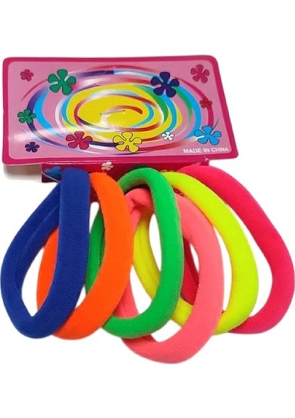 Saç Tokası Kızlar Için Renkli Havlu Saç Tokası 6 Lı