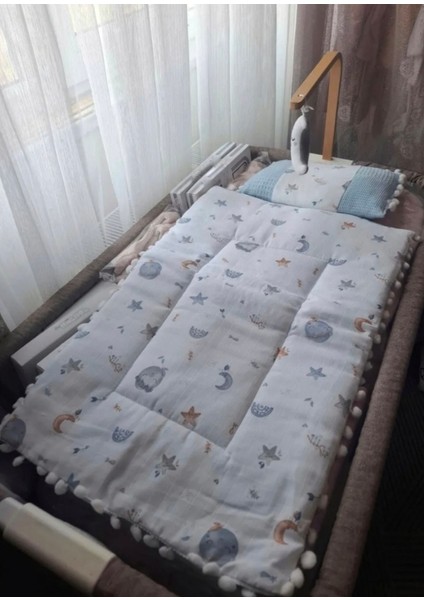 Müslin Çift Taraflı Yastıklı Bebek Alt Açma Seti