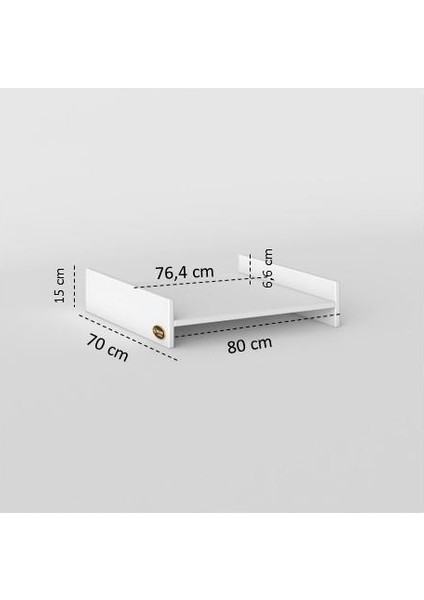 Kenzlife Çamaşır&bulaşık Makinesi Dolabı Lenya Byz 015*80*70 Banyo Aparatı Arkalıksız Büyük Boy Xlarge + Tekli Duvar Rafı Hediyeli fiyatları