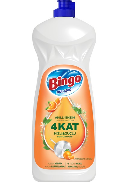 Sıvı Bulaşık Deterjanı 1500 ml Mandalina Kokulu
